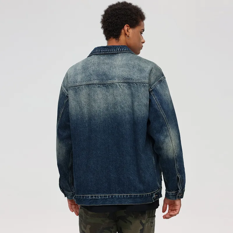 VALKOMM Denim Jacket Unisex Sapphire Blue-4