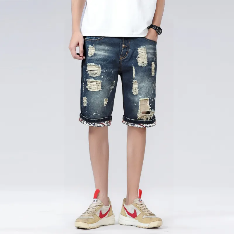 VALKOMM Denim Shorts Unisex Vintage Blue-5