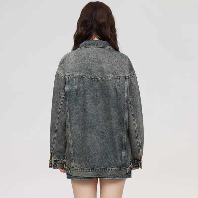 VALKOMM Denim Jacket Unisex Yellow Mud-2