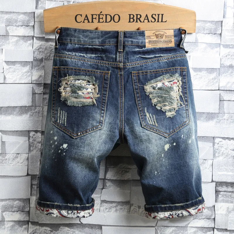 VALKOMM Denim Shorts Unisex Vintage Blue-1