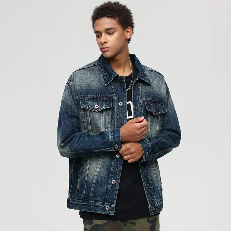 VALKOMM Denim Jacket Unisex Sapphire Blue-3