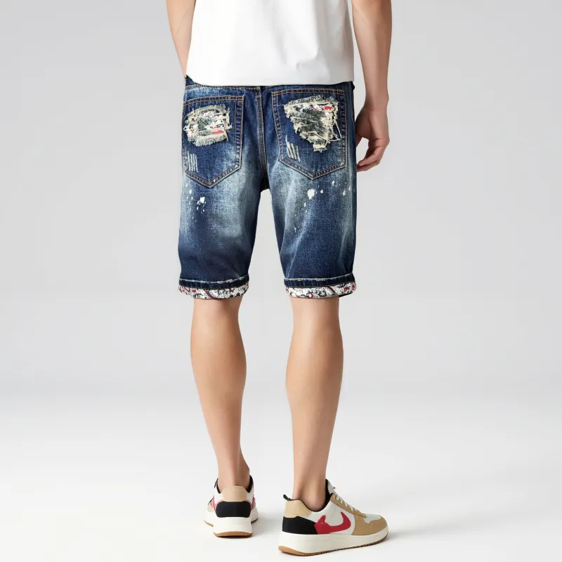 VALKOMM Denim Shorts Unisex Vintage Blue-2