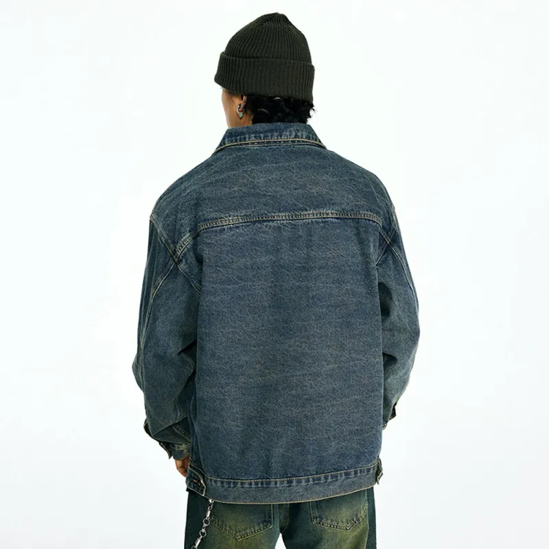 VALKOMM Denim Jackets Men Vintage Blue-1