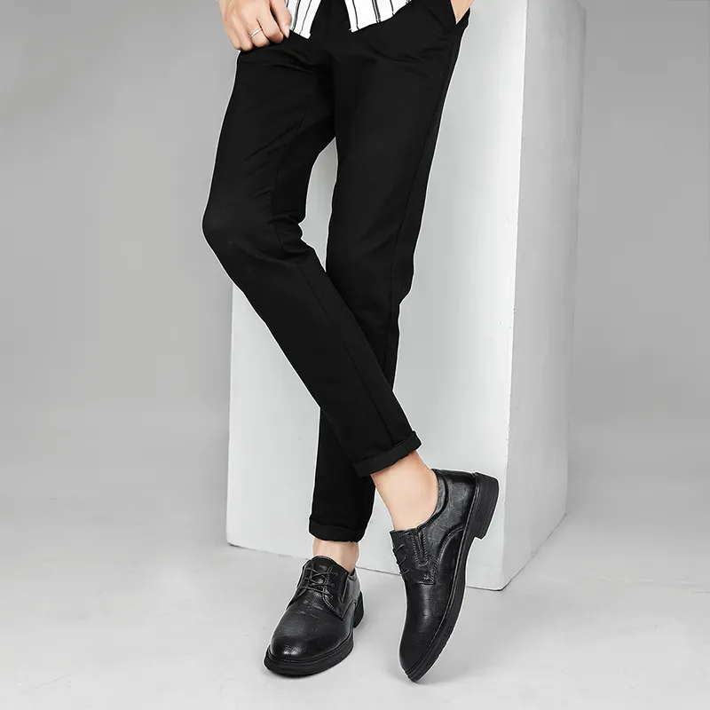 King Jinmai Dress Shoes Men's Black-8