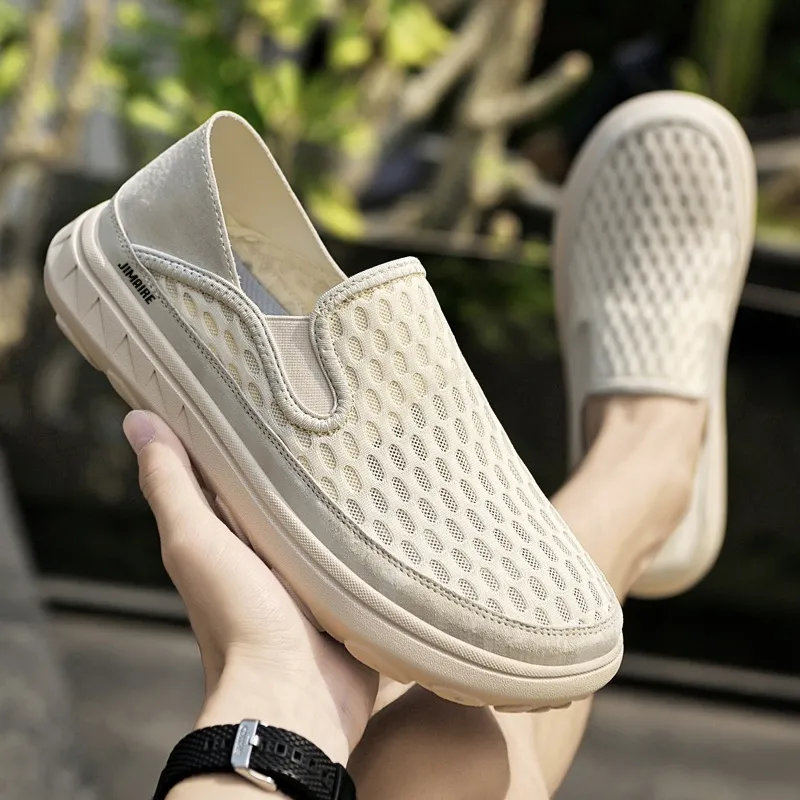King Jinmai Abrasion Resistant Breathable Low Top Casual Shoes Men's-19