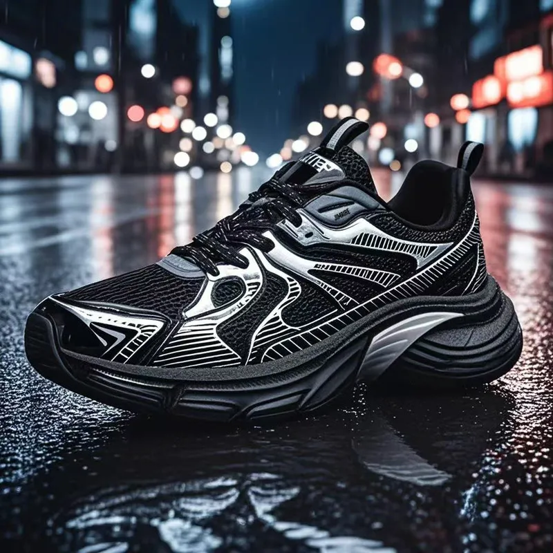 King Jinmai Breathable Low Top Chunky Sneakers Unisex-4