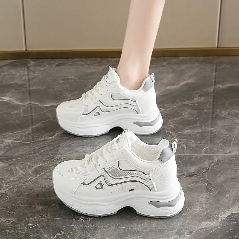 King Jinmai Breathable Low Top Chunky Sneakers Women's-2