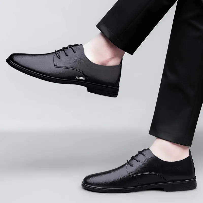 King Jinmai Casual Shoes Men's Black-1