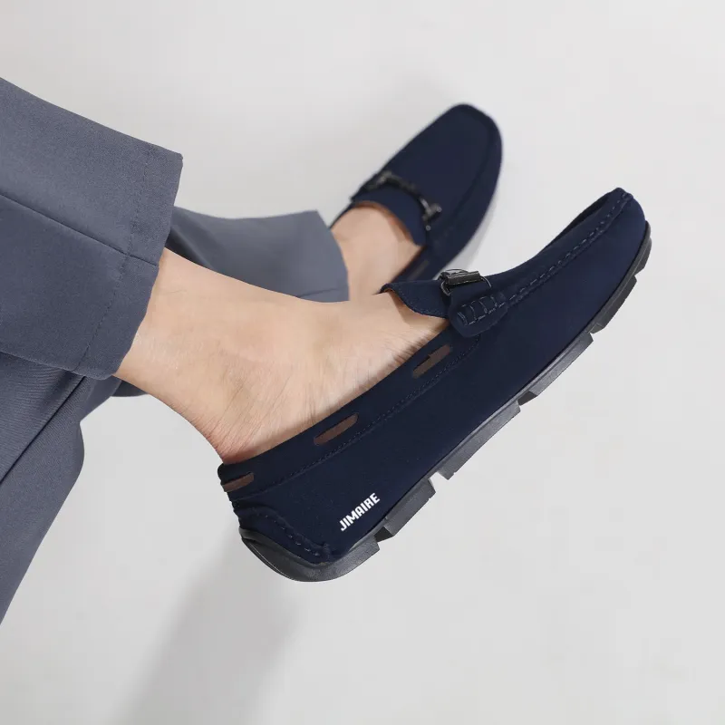 King Jinmai Men's Casual Shoes Men Low Top Black/Brown/Gray/Blue-11