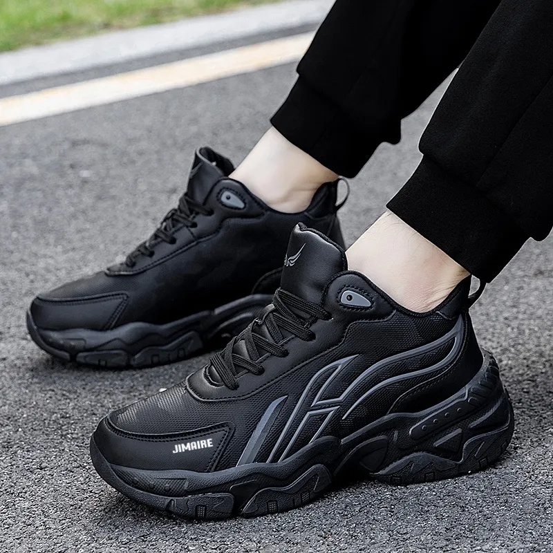 King Jinmai Anti-Slip Wear-Resistant Water-Resistant Warm Low-Top Casual Shoes Men's-11