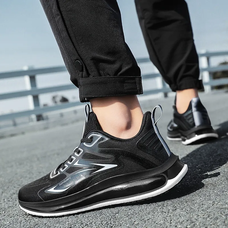 King Jinmai Slip Resistant Mid Top Casual Shoes Men's-5