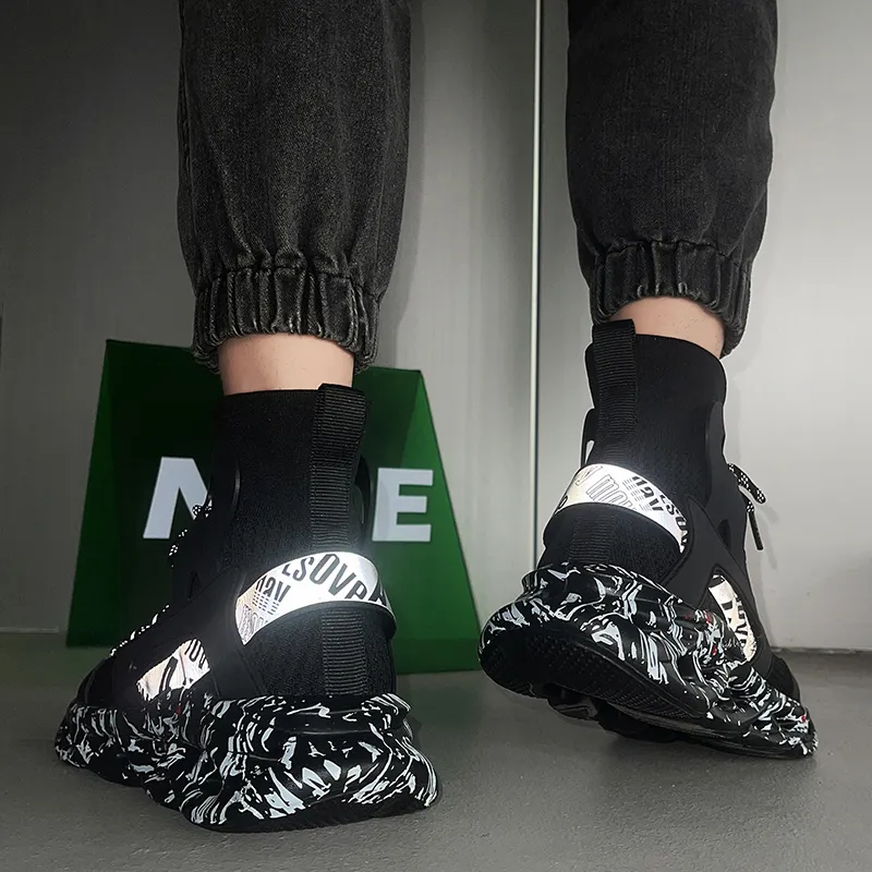 King Jinmai High Top Casual Shoes Men's-9