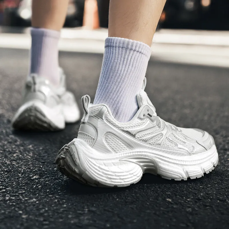 King Jinmai Breathable Low Top Chunky Sneakers Unisex-17