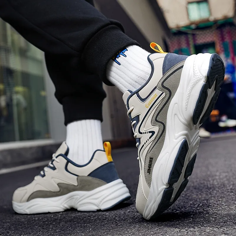 King Jinmai Anti Slip Wear Resistant Water Resistant Lightweight Low Top Casual Shoes Men's-2