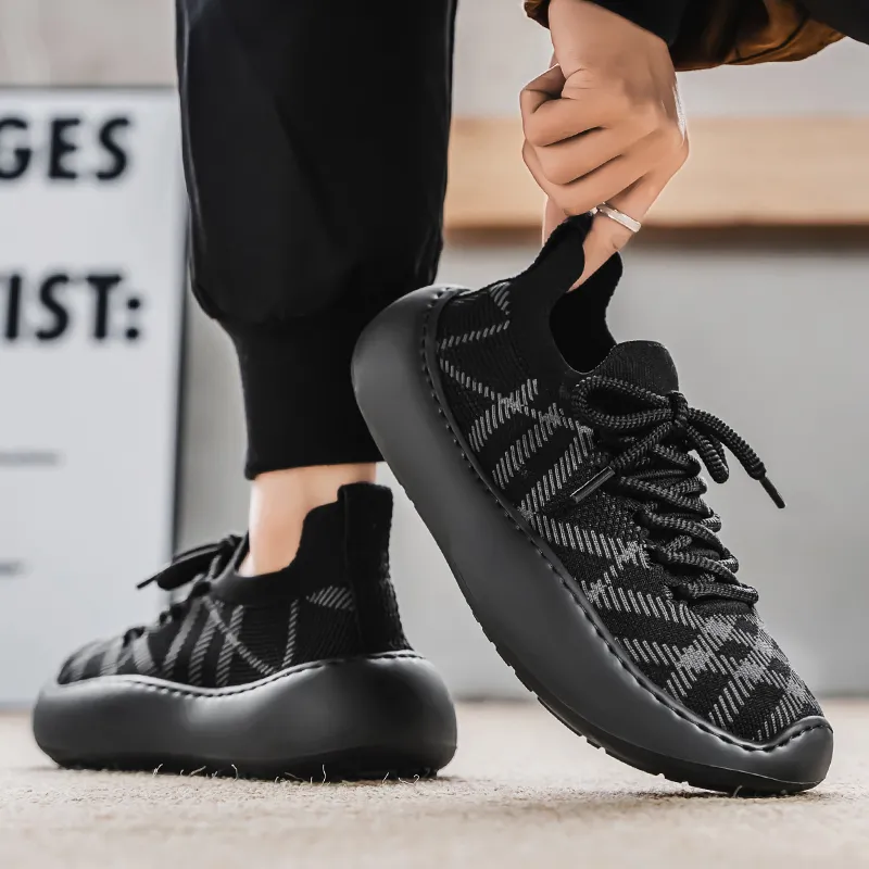 King Jinmai Slip Resistant, Abrasion Resistant, Breathable, Lightweight Low Top Casual Shoes Men's-8