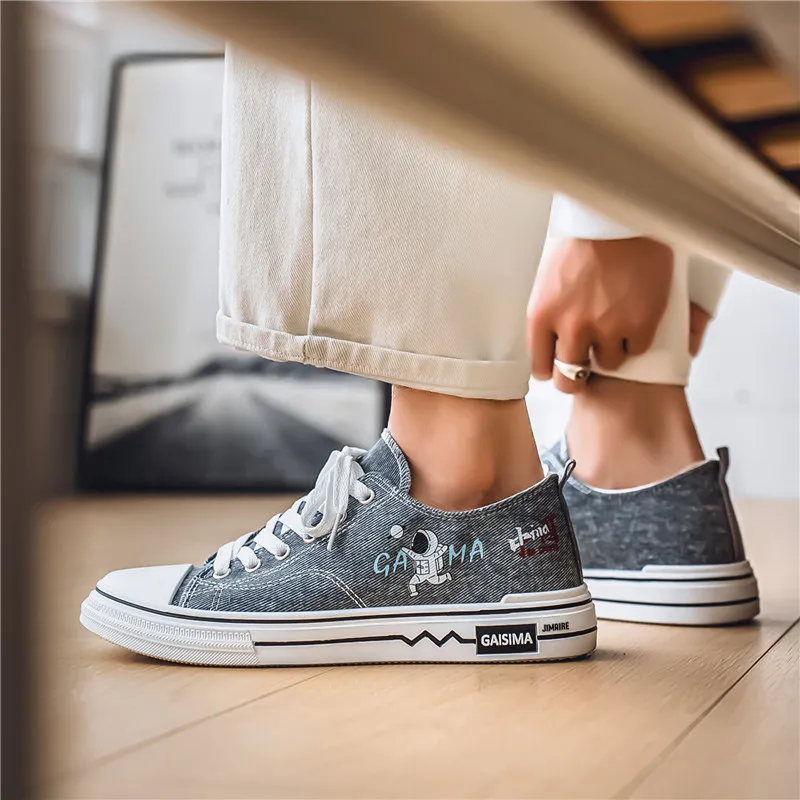 King Jinmai Low Top Canvas Shoes Men's-7