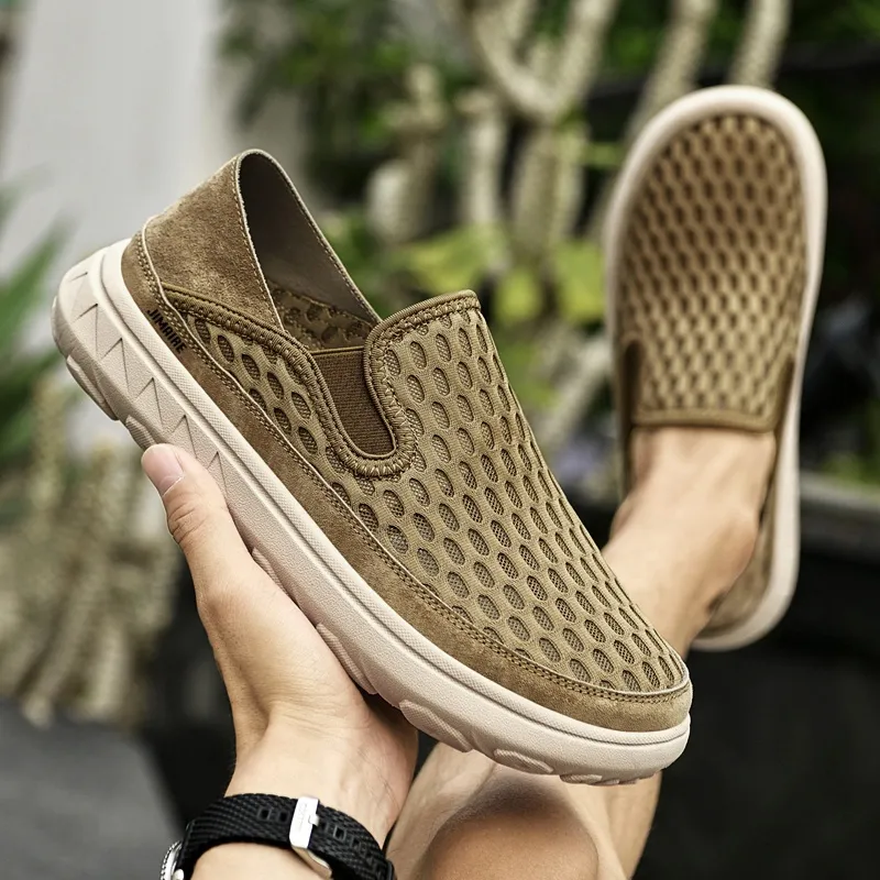 King Jinmai Abrasion Resistant Breathable Low Top Casual Shoes Men's-4