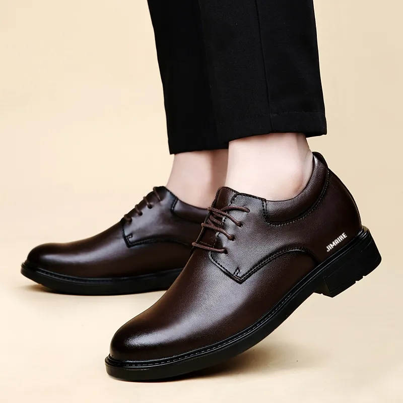 King Jinmai Men's Casual Shoes Men Mid Top Black-5