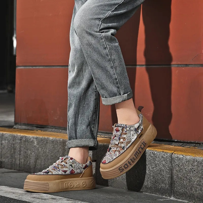 King Jinmai Slip Resistant Low Top Skateboard Shoes Men's-13