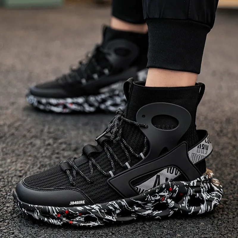 King Jinmai High Top Casual Shoes Men's-7