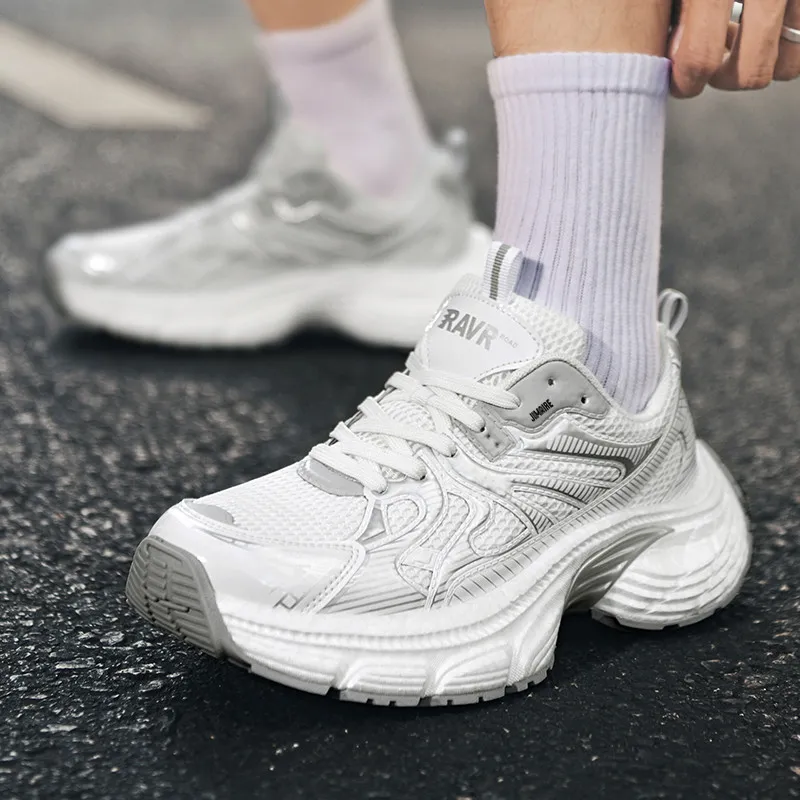 King Jinmai Breathable Low Top Chunky Sneakers Unisex-18