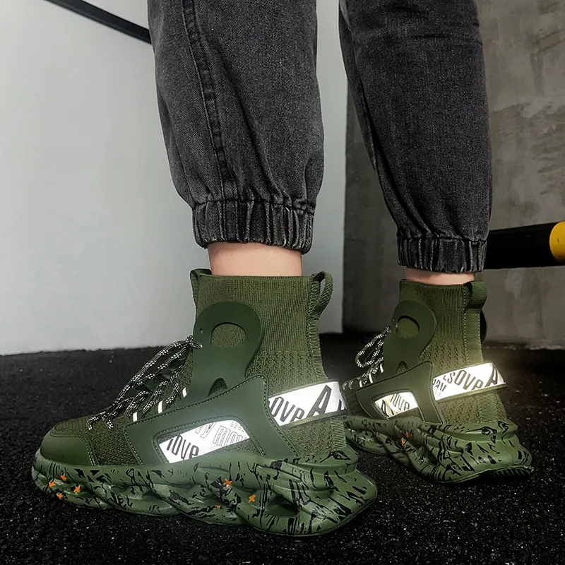 King Jinmai High Top Casual Shoes Men's-20
