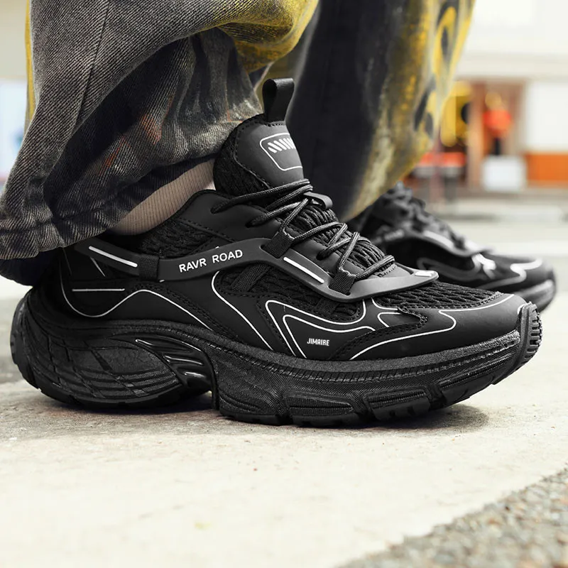 King Jinmai Breathable Low Top Chunky Sneakers Unisex-6