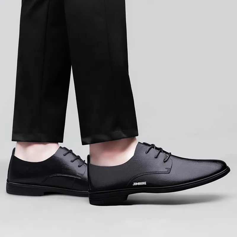 King Jinmai Casual Shoes Men's Black-4