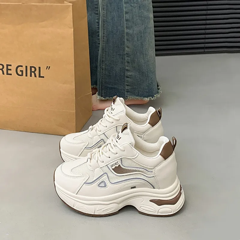 King Jinmai Breathable Low Top Chunky Sneakers Women's-10