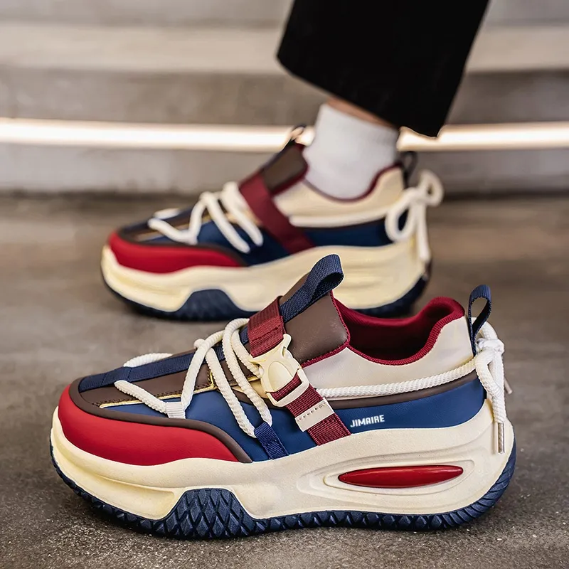 King Jinmai Breathable Low Top Chunky Sneakers Men's-2