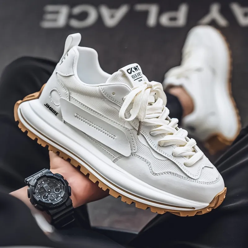 King Jinmai Abrasion Resistant Height Increasing Low Top Casual Shoes Men's-12