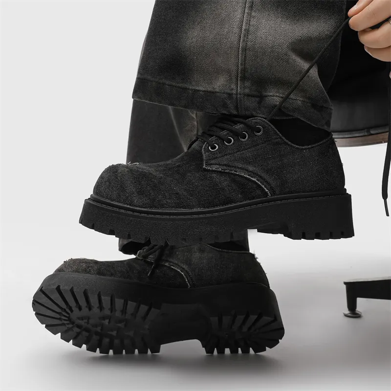 King Jinmai Casual Shoes Men's Black-2