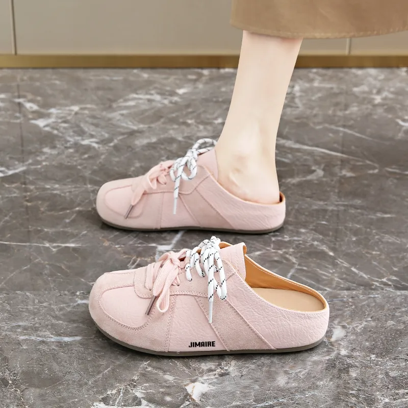 King Jinmai Rubber Sole Abrasion Resistant Slip Resistant Closed Toe Slippers Women's-11
