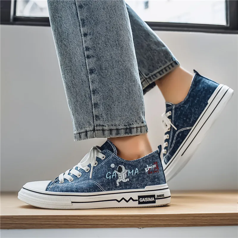 King Jinmai Low Top Canvas Shoes Men's-4