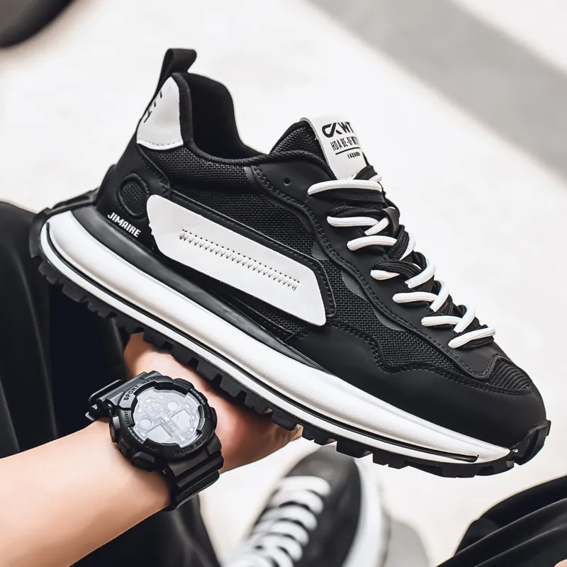 King Jinmai Abrasion Resistant Height Increasing Low Top Casual Shoes Men's-7