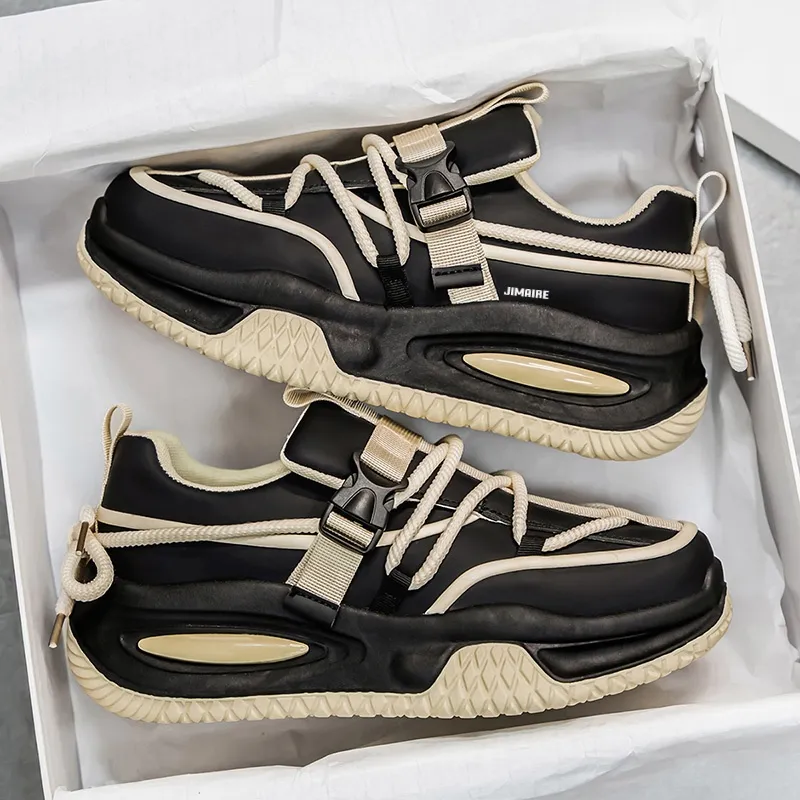 King Jinmai Breathable Low Top Chunky Sneakers Men's-13