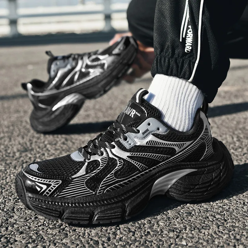 King Jinmai Breathable Low Top Chunky Sneakers Unisex-1