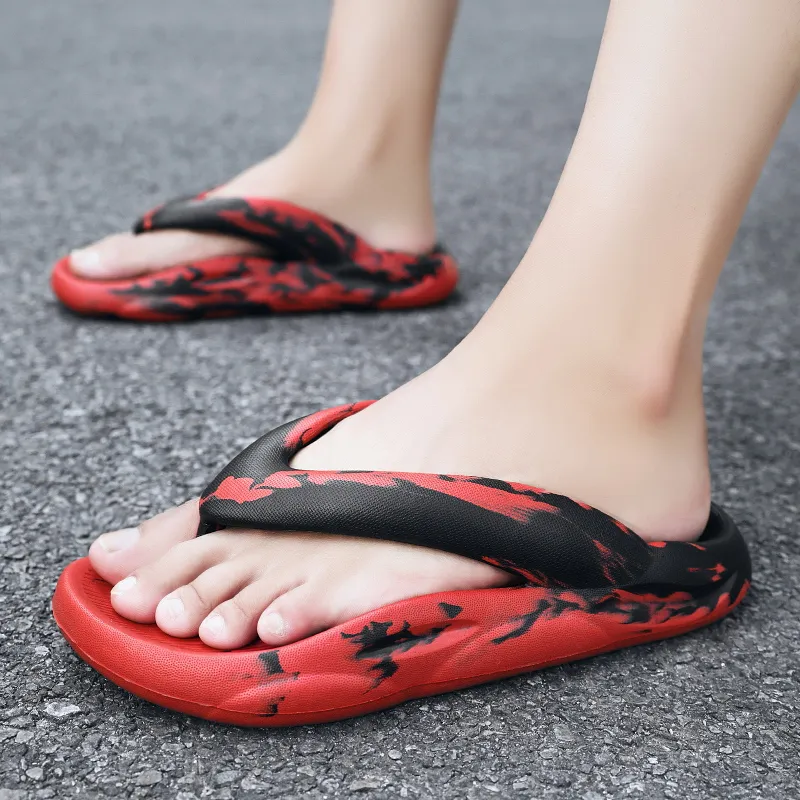 King Jinmai Graffiti Flip Flops Unisex-4