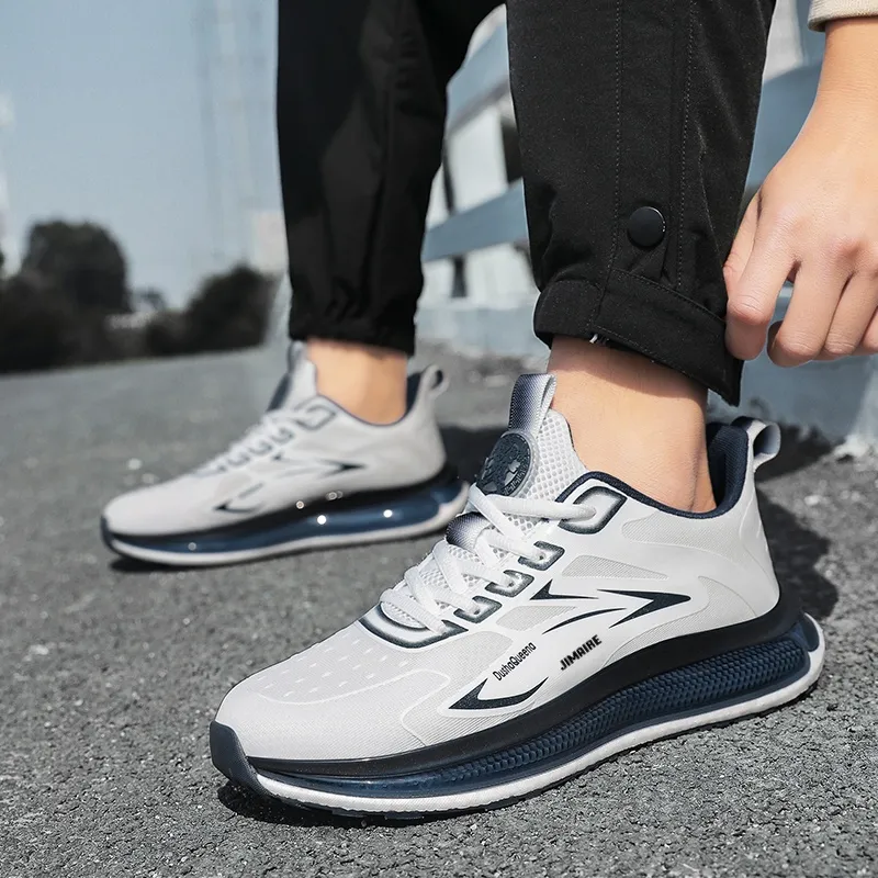 King Jinmai Slip Resistant Mid Top Casual Shoes Men's-3