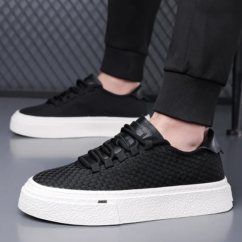 King Jinmai Low Top Skateboard Shoes Men's Black-3