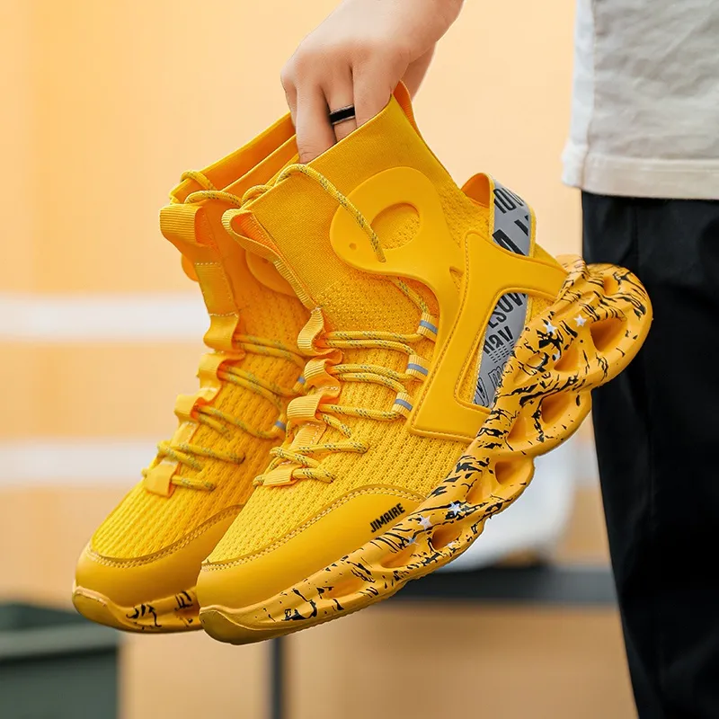 King Jinmai High Top Casual Shoes Men's-12