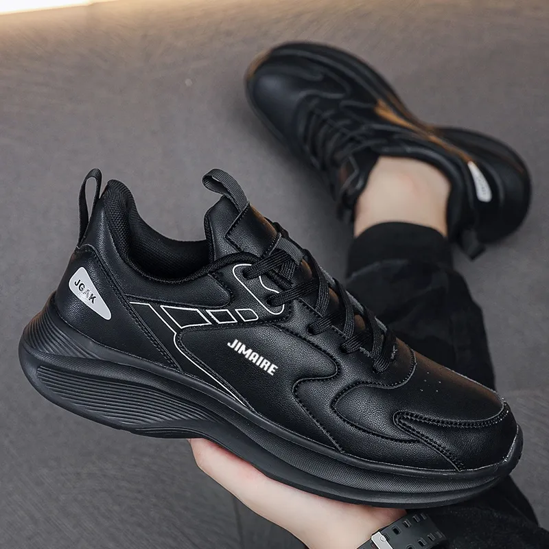 King Jinmai Slip Resistant Water Resistant Lightweight Low Top Casual Shoes Men's-9