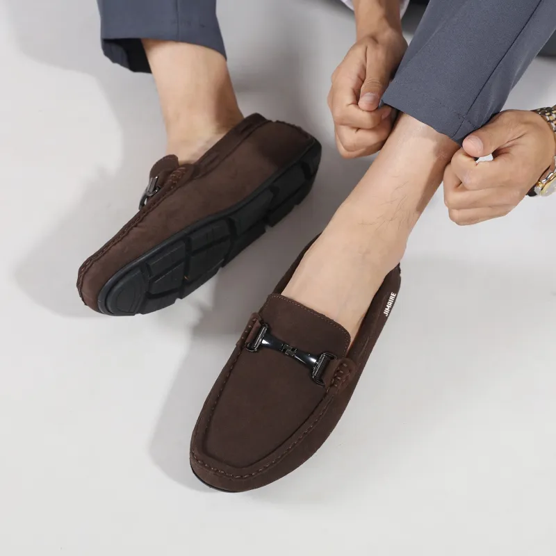 King Jinmai Men's Casual Shoes Men Low Top Black/Brown/Gray/Blue-15