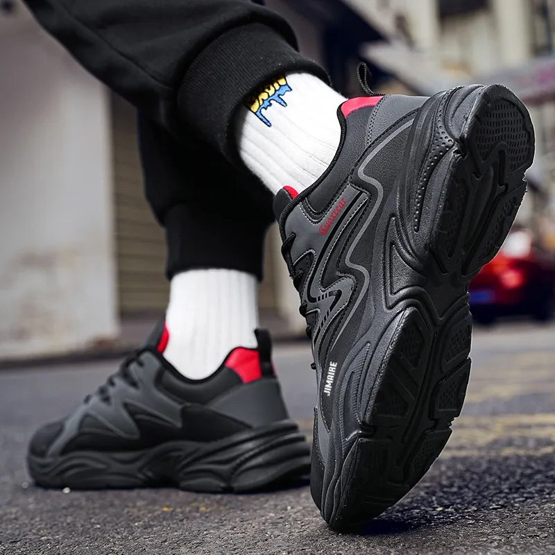 King Jinmai Anti Slip Wear Resistant Water Resistant Lightweight Low Top Casual Shoes Men's-12