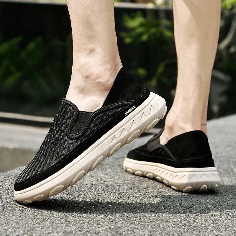 King Jinmai Abrasion Resistant Breathable Low Top Casual Shoes Men's-11