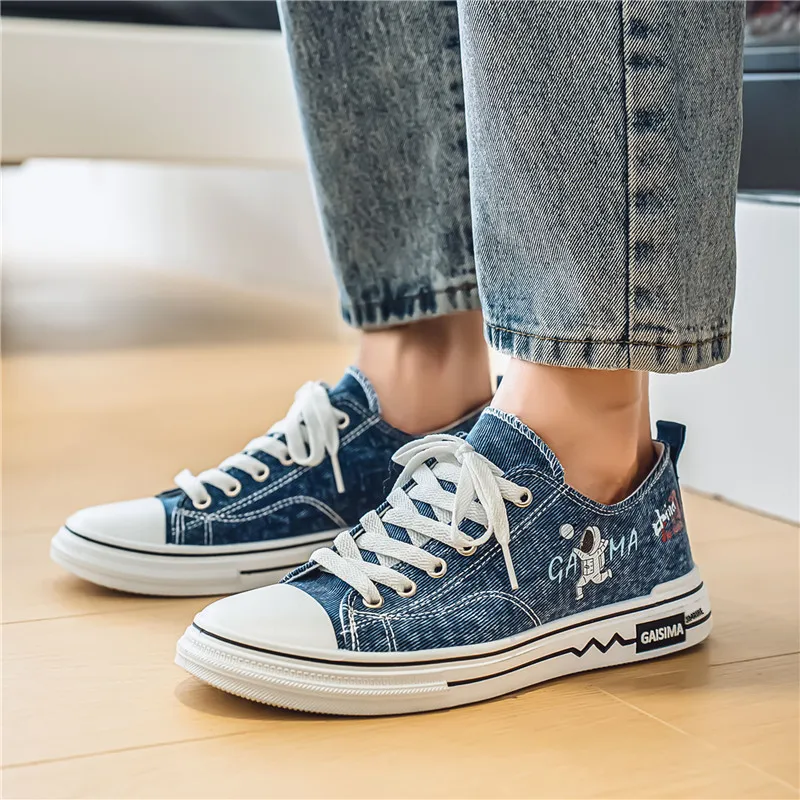 King Jinmai Low Top Canvas Shoes Men's-2