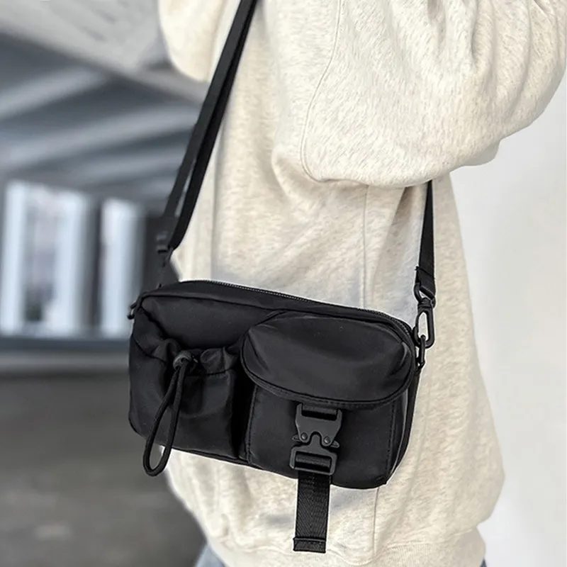 GKY Oxford Shoulder Bag, Crossbody Bag Unisex Black & Khaki & Green & Khaki-4