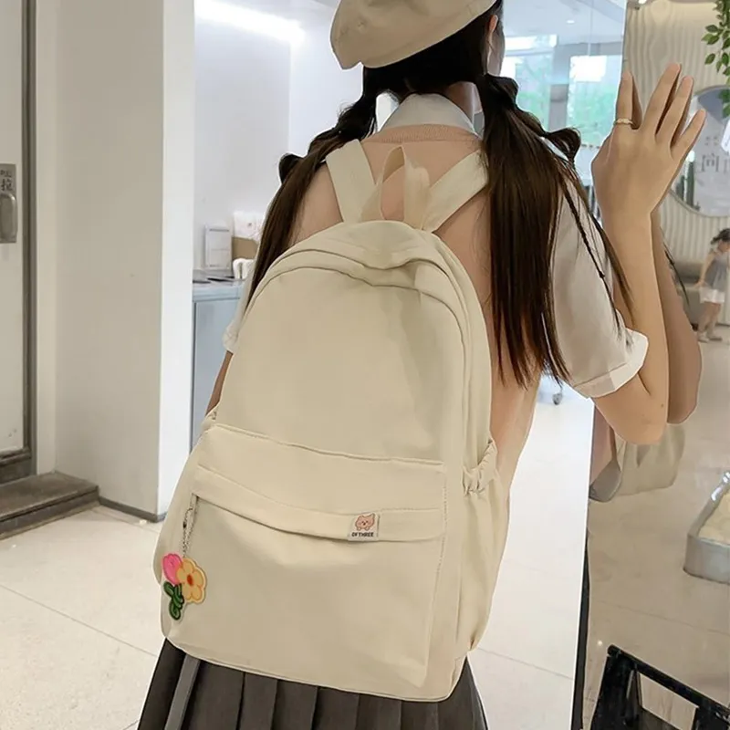 GKY Nylon Backpack Regular Unisex Multicolor-1