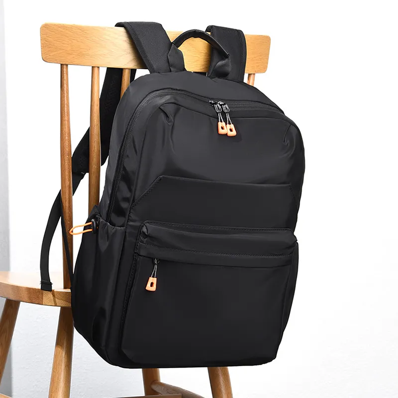 GKY Polyester Backpack Regular Men's Black/Dark Gray-9