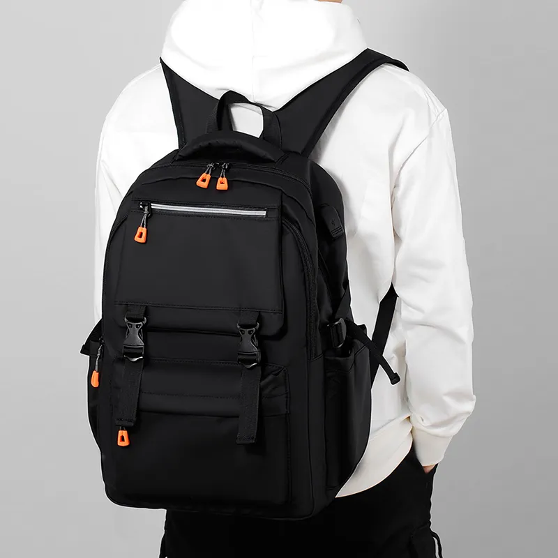 GKY Oxford Backpack Men's Black/Gray-3
